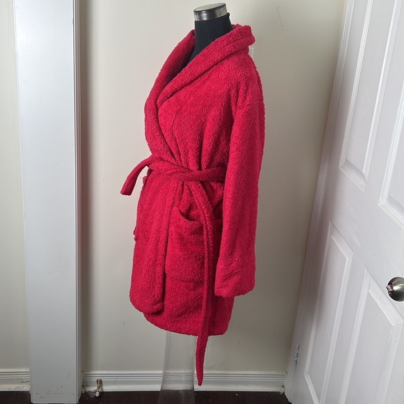 LASenza Hi Barbie Fuzzy Pink Robe Size Small & Medium - Picture 8 of 13